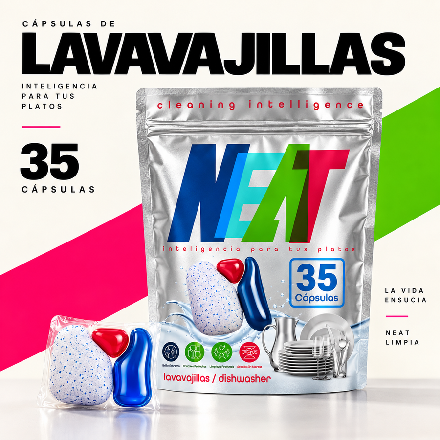 Neat Cápsulas para Lavavajillas - 35 Unidades